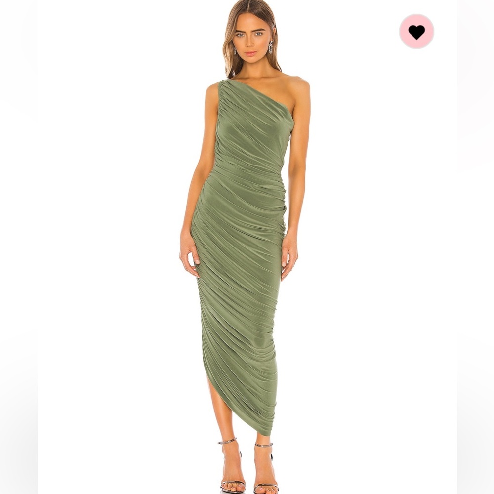 Revolve Diana Gown in Celadon